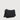 Angled back view of Braun Büffel MAPLE 12 black leather crossbody bag with adjustable shoulder strap and gold-tone hardware