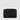 Black leather clutch with front zip compartment and subtle Braun Büffel emblem