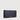Front view of Braun Büffel CLAMP 631 deep blue leather long wallet with flap closure and logo detail