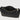 Top view of Braun Büffel MAPLE 12 black leather crossbody bag showing zippered main compartment and interior pocket
