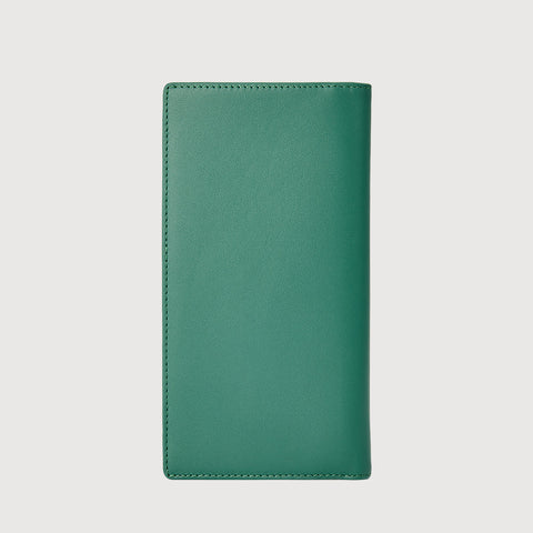 PINE BIFOLD LONG WALLET WITH ZIP COMPARTMENT (BOX GUSSET)