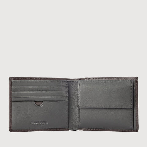 IKON WALLET WITH COIN COMPARTMENT