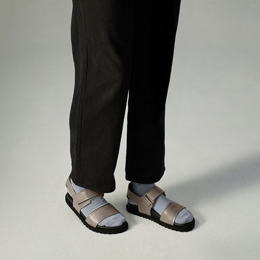 LINEN SANDALS SLINGBACK