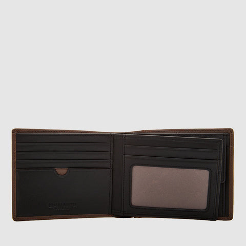 IKON CENTRE FLAP WALLET WITH COIN COMPARTMENT