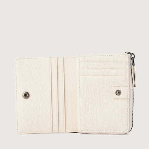 NINA CARD HOLDER WITH EXTERNAL COIN COMPARTMENT