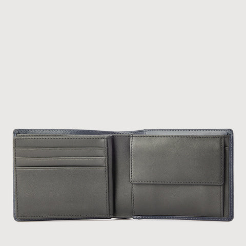 IKON CENTRE FLAP WALLET WITH COIN COMPARTMENT