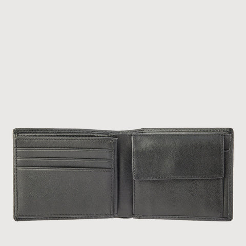 TAUREAU CENTRE FLAP WALLET WITH COIN COMPARTMENT