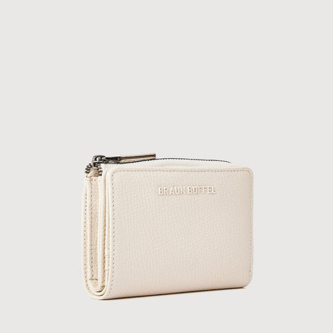 NINA CARD HOLDER WITH EXTERNAL COIN COMPARTMENT