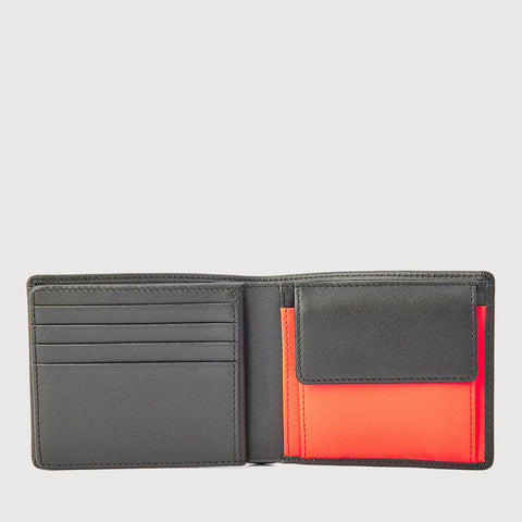 PINE CENTRE FLAP WALLET WITH COIN COMPARTMENT