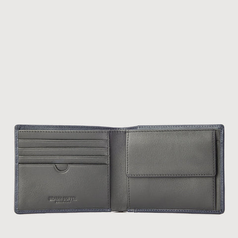 IKON WALLET WITH COIN COMPARTMENT