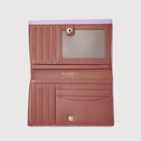 PAN BIFOLD 3/4 WALLET WITH EXTERNAL COIN COMPARTMENT