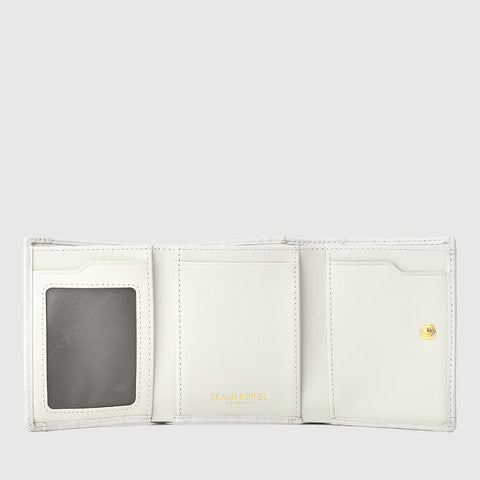 EWIG TRIFOLD SMALL WALLET WITH EXTERNAL COIN COMPARTMENT