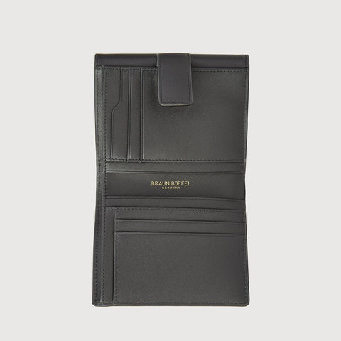 CEDORE BIFOLD SMALL WALLET WITH EXTERNAL COIN COMPARTMENT