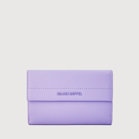 PAN BIFOLD 3/4 WALLET WITH EXTERNAL COIN COMPARTMENT