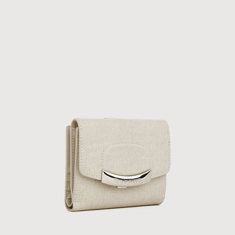 YARA BIFOLD SMALL WALLET WITH EXTERNAL COIN COMPARTMENT