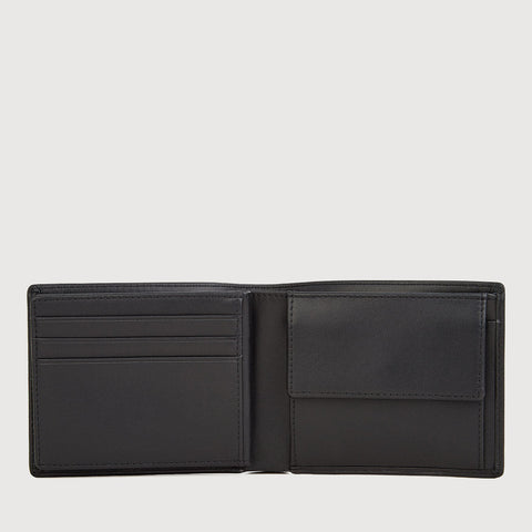 BURLS CENTRE FLAP WALLET WITH COIN COMPARTMENT