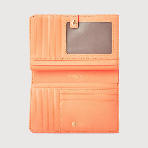 NANA BIFOLD 3/4 WALLET WITH EXTERNAL COIN COMPARTMENT