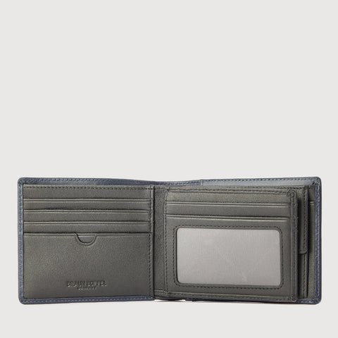 IKON CENTRE FLAP WALLET WITH COIN COMPARTMENT