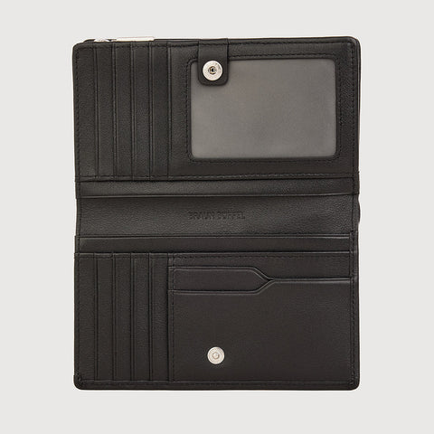 VERA BIFOLD 3/4 WALLET WITH EXTERNAL COIN COMPARTMENT