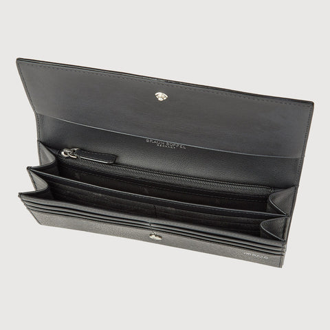 LINUS BIFOLD LONG WALLET (2 V GUSSET)