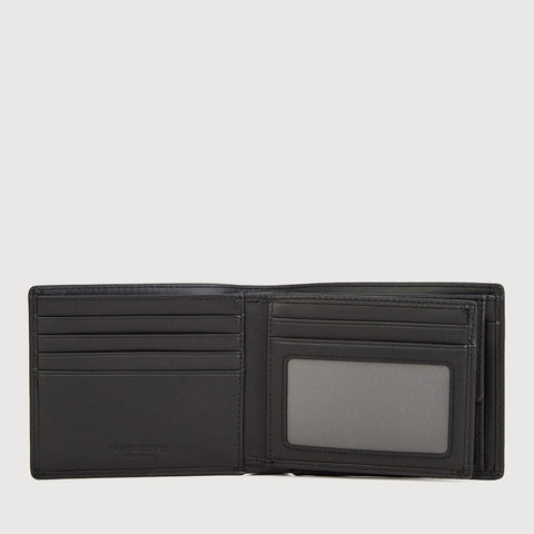 BURLS CENTRE FLAP WALLET WITH COIN COMPARTMENT