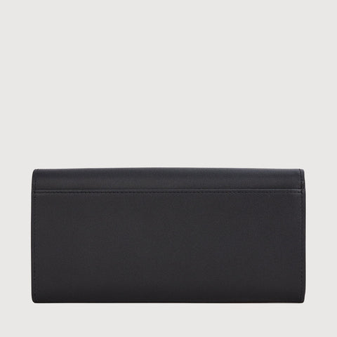 AGMA BIFOLD LONG WALLET WITH ZIP COMPARTMENT (BOX GUSSET)