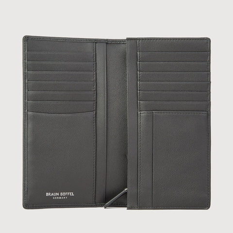 BERGEN BIFOLD LONG WALLET WITH ZIP COMPARTMENT (BOX GUSSET)