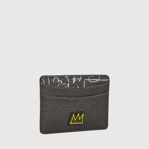 BASQUIAT FLAT CARD HOLDER