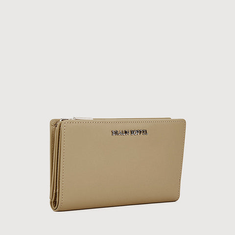 VERA BIFOLD 3/4 WALLET WITH EXTERNAL COIN COMPARTMENT