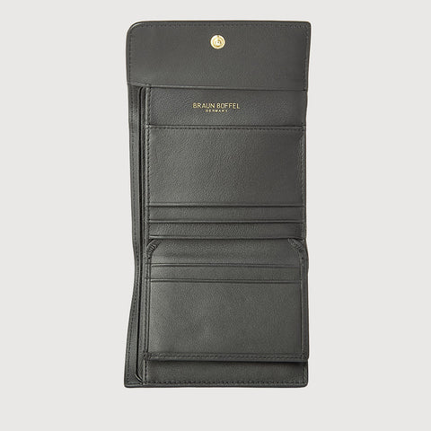 NANA TRIFOLD SMALL WALLET WITH EXTERNAL COIN COMPARTMENT