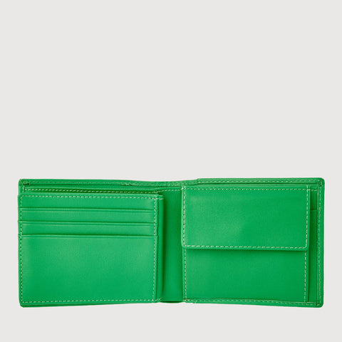 TAUREAU CENTRE FLAP WALLET WITH COIN COMPARTMENT