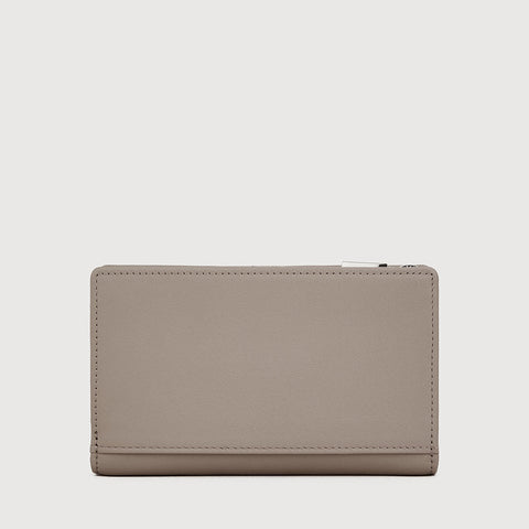 VERA BIFOLD 3/4 WALLET WITH EXTERNAL COIN COMPARTMENT