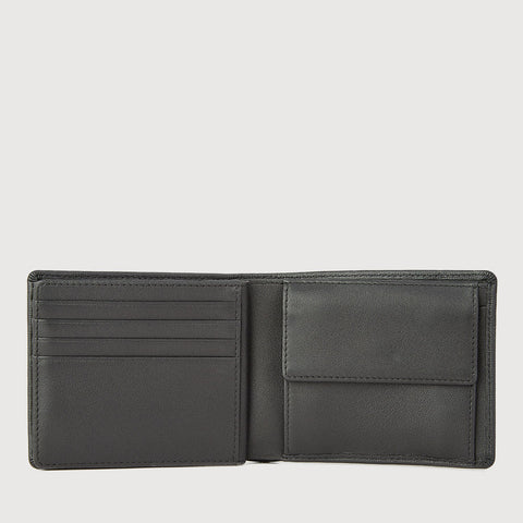 BERGEN CENTRE FLAP WALLET WITH COIN COMPARTMENT