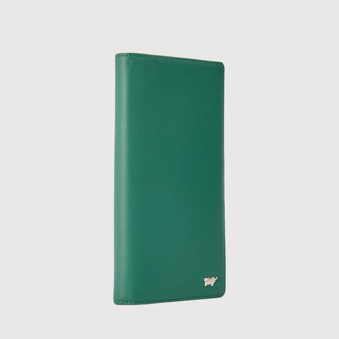 PINE BIFOLD LONG WALLET WITH ZIP COMPARTMENT (BOX GUSSET)