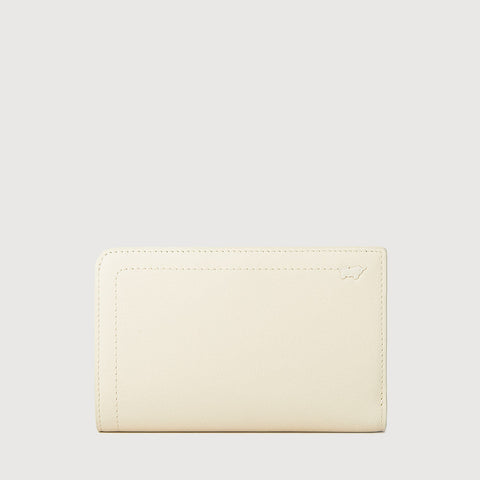 NANA BIFOLD 3/4 WALLET WITH EXTERNAL COIN COMPARTMENT