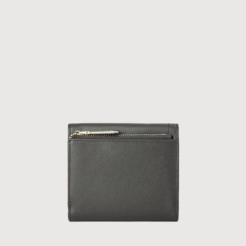 NANA TRIFOLD SMALL WALLET WITH EXTERNAL COIN COMPARTMENT