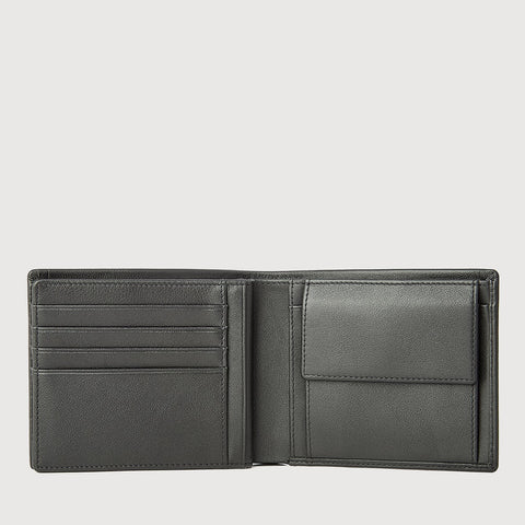 DEPP CENTRE FLAP WALLET WITH COIN COMPARTMENT (GERMAN SIZE)