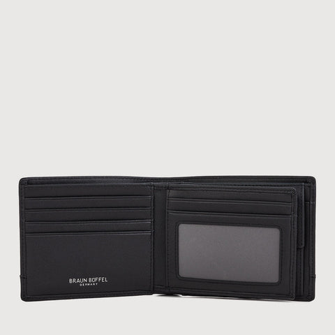 WARE CENTRE FLAP WALLET WITH COIN COMPARTMENT