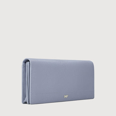 EYANA BI-FOLD LONG WALLET (BOX GUSSET WITH ZIP)