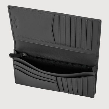 SEISMIC BI-FOLD LONG WALLET WITH ZIP COMPARTMENT (BOX GUSSET)