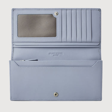 EYANA BI-FOLD LONG WALLET (BOX GUSSET WITH ZIP)