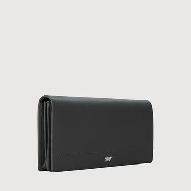 EYANA BI-FOLD LONG WALLET (BOX GUSSET WITH ZIP)