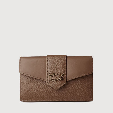 BINDAN BIFOLD SHORT WALLET WITH EXTERNAL COIN COMPARTMENT