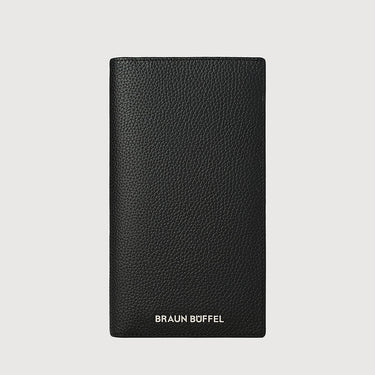 CASPER BIFOLD LONG WALLET WITH ZIP COMPARTMENT (BOX GUSSET)