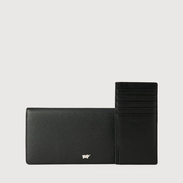 HINNA BIFOLD LONG WALLET WITH ZIP COMPARTMENT (BOX GUSSET)