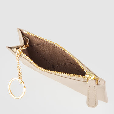 JIL FLAT CARD HOLDER WITH COIN COMPARTMENT