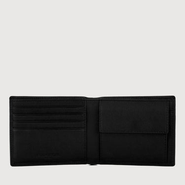 STITCH BIFOLD WALLET WITH COIN COMPARTMENT