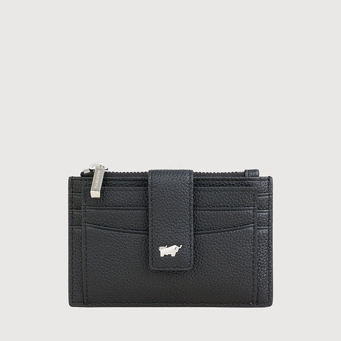 URANIA CARD HOLDER WITH EXTERNAL COIN COMPARTMENT