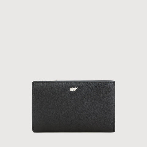 URANIA BIFOLD SHORT WALLET WITH EXTERNAL COIN COMPARTMENT