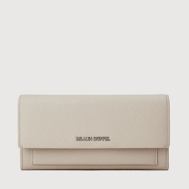 VERA BIFOLD LONG WALLET WITH ZIP COMPARTMENT (BOX GUSSET)